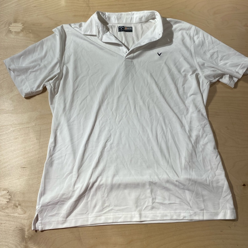 Callaway Men's White Polo Shirt XL (NL)